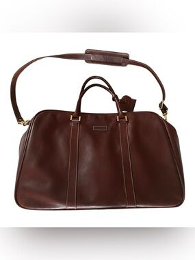 Hartmann Luggage Mens Leather Weekender Bag